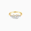 Gold Whispering Dew Lab Grown Diamond Ring