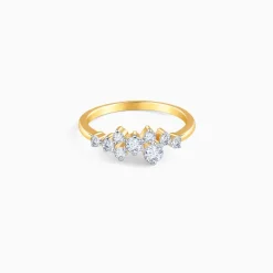 Gold Whispering Dew Lab Grown Diamond Ring