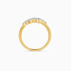 Gold Whispering Dew Lab Grown Diamond Ring