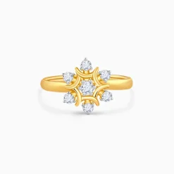 Gold Winter Bloom Lab Grown Diamond Ring