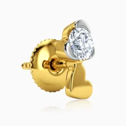 Gold Zephyr Lab Grown Diamond Earrings