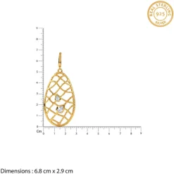 Golden Abstract Dew Earrings