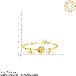 Golden Ambika Bangle Bracelet