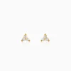 Golden Apex Stud Earrings