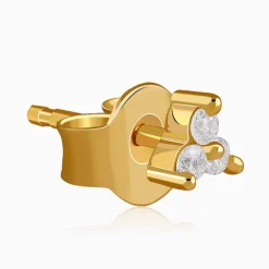 Golden Apex Stud Earrings