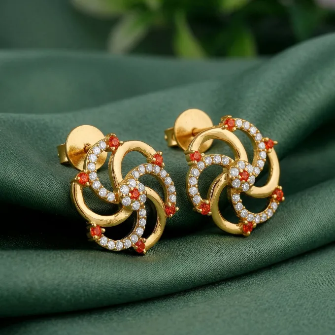 Golden Arianrhod Earrings