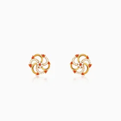 Golden Arianrhod Earrings