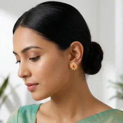 Golden Astarte Earrings