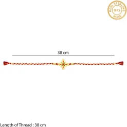 Golden Athangudi Rakhi