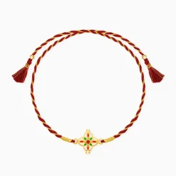 Golden Athangudi Rakhi