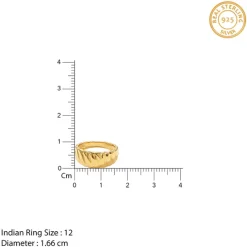 Golden Aura Rays Ring (Size 12)