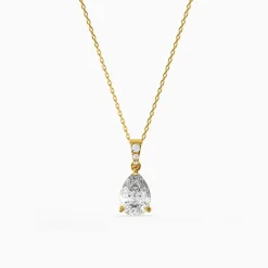 Golden Aurelia Lumina Pendant With Link Chain