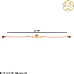 Golden Bal Ganesh Rakhi for Kids