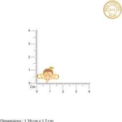 Golden Bal Ganesh Rakhi for Kids