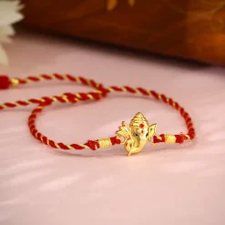 Golden Bala Ganpati Rakhi