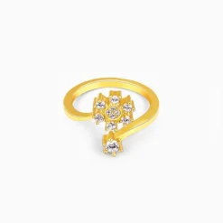 Golden Blooming Flower Ring