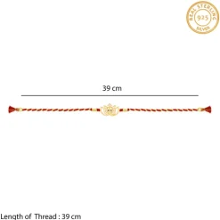 Golden Blooming Ganesha Rakhi