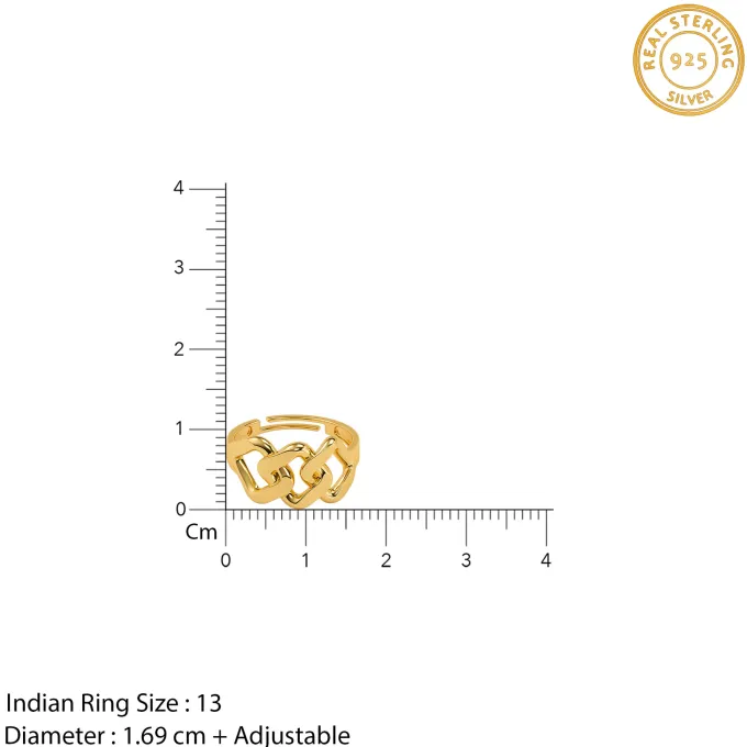 Golden Bondline Ring (Size 13)