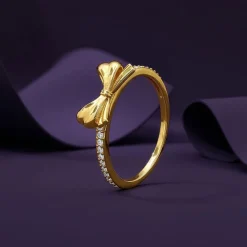 Golden Bowline Ring (Size 12)