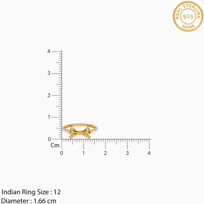 Golden Bowline Ring (Size 12)