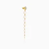 Golden Brigitte Pearl Danglers