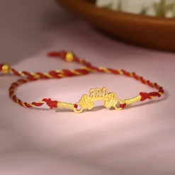 Golden Bro-wali Rakhi