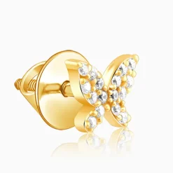 Golden Butterfly Tiny Studded Affair Earrings