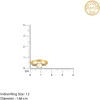 Golden Carroll Pearl Ring (Size 12)