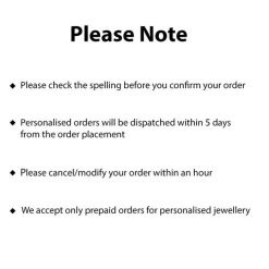 Golden Charming Double Sided Personalised Necklace