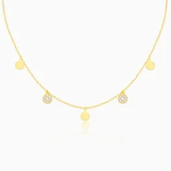 Golden Charms Necklace