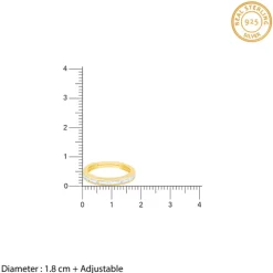 Golden Circle of Life Ring
