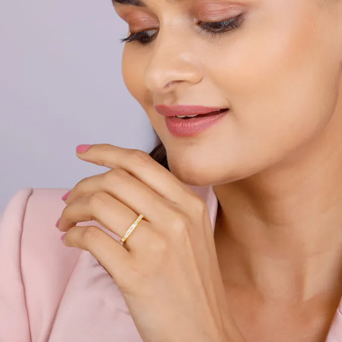 Golden Circle of Life Ring