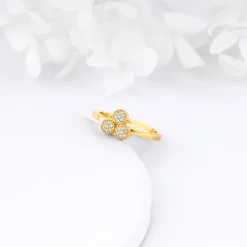 Golden Circuit Ring