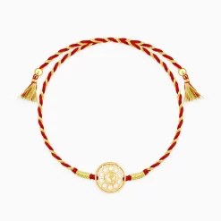 Golden Circular Om Rakhi