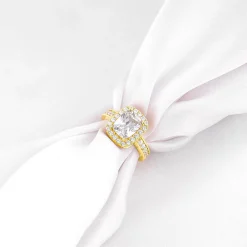 Golden Classic Solitaire Ring