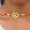 Golden Classic Swastik Rakhi