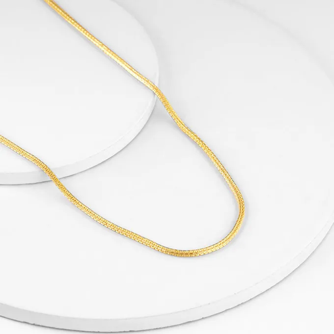 Golden Close Wave Chain For Him