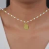 Golden Colleen Pearl Necklace