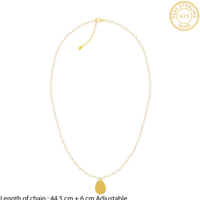 Golden Colleen Pearl Necklace