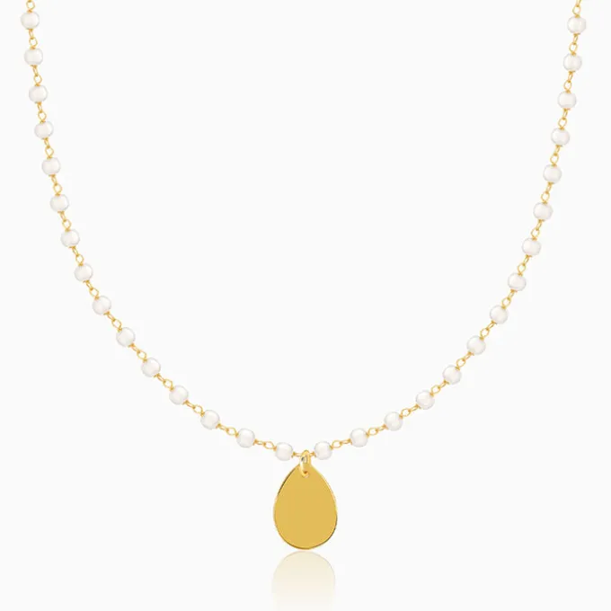Golden Colleen Pearl Necklace
