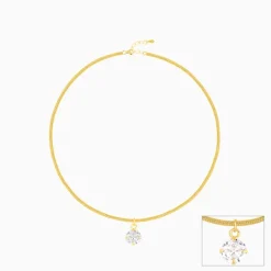 Golden Dangling Charm Anklet