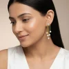 Golden Demi Pearl Ear Jacket