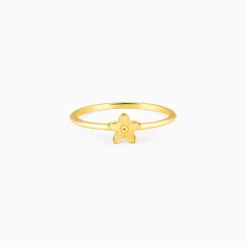 Golden Dendrobium Ring