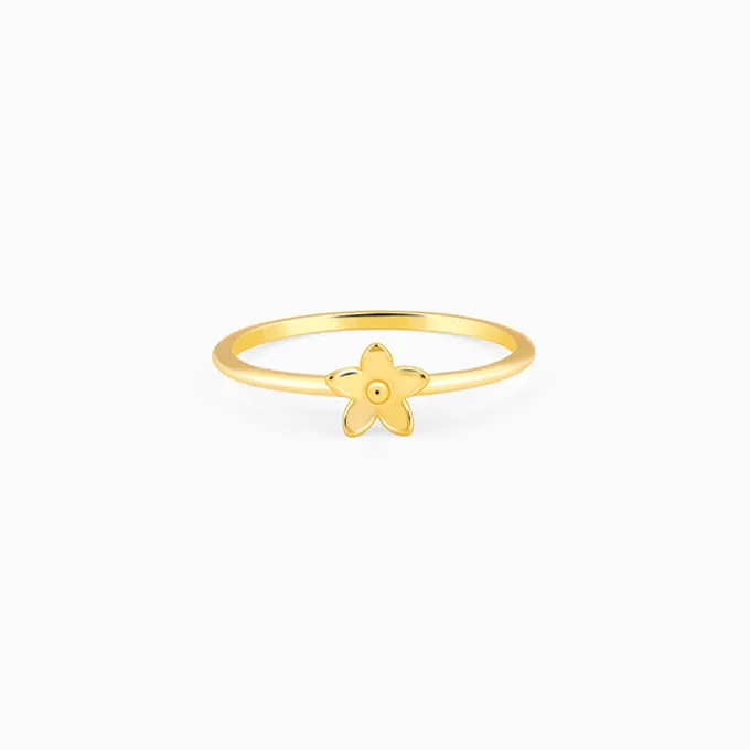 Golden Dendrobium Ring