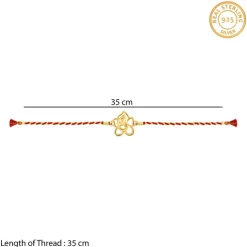 Golden Divine Ganesha Rakhi