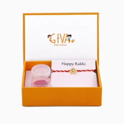 Golden Divine Ganesha Rakhi