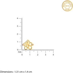 Golden Divine Ganesha Rakhi