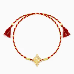 Golden Divine Swastik Rakhi