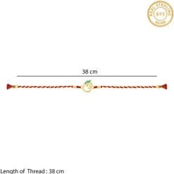 Golden Divya Om Rakhi