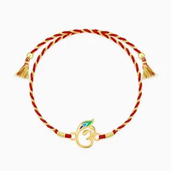 Golden Divya Om Rakhi
